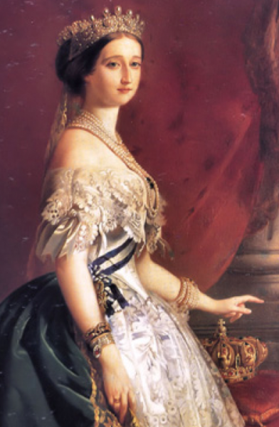 Eugénie de Montijo Napoleon III's wife, fashion icon of the 1860s