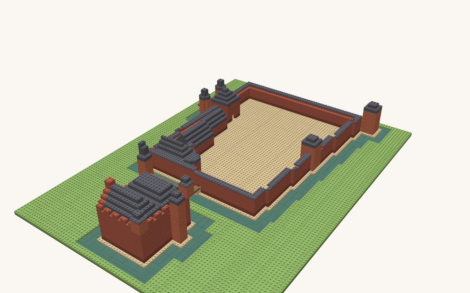 Kasteel Doornenburg in mattoncini